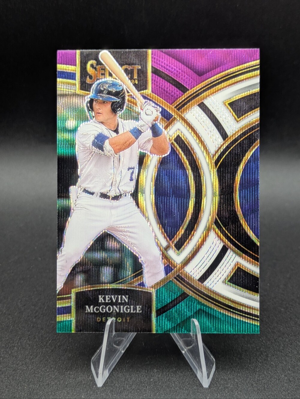 2024 Panini Select Premier Level Kevin McGonigle #7 Tri-Color Prizm (RC) Rookie